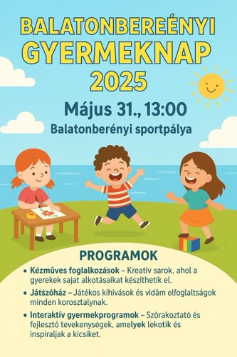 Gyermeknap balatonbereny 2025