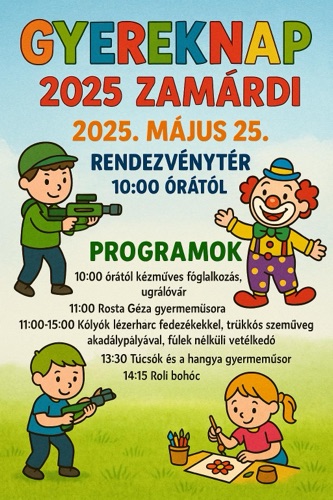 Zamárdi gyermeknap 2025 hyereknapi programok a Balaton déli partján. 