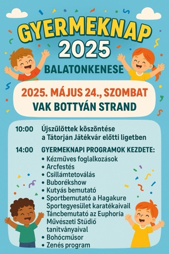 Gyermeknap 2025 Balatonkenese gyereknap a Balatonnál