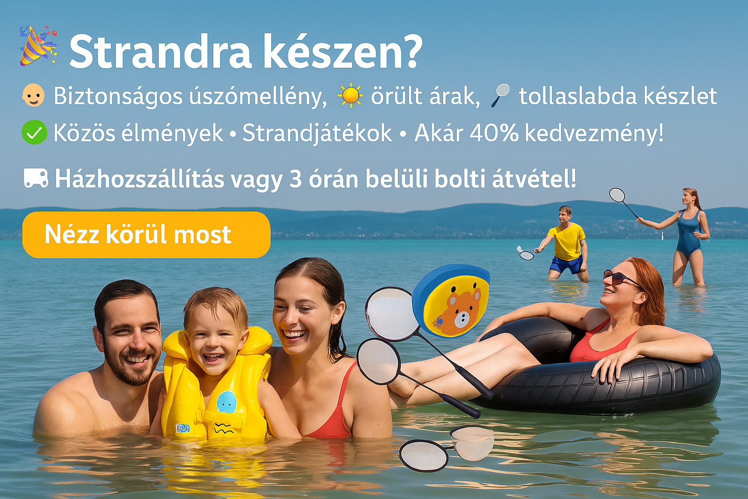 REGIO JÁTÉK – Strandfelszerelés